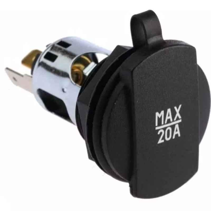 RS Pro 450571 Panel Mount 15A Cigarette Lighter Socket