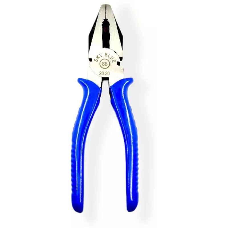 Sky Blue 5 inch 3 Star Multipurpose Combination Lineman Plier