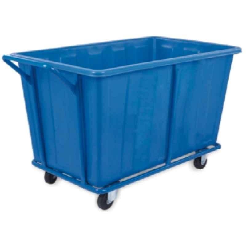 Baiyun 117x72x80cm Plastic Blue Laundry Cart (S), AF08215