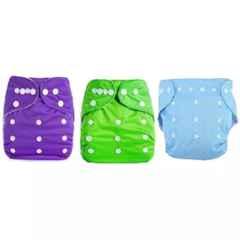 Fastgear Cotton Washable Button Strap Diaper, FG364, Size: Medium