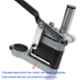 Gemini 400mm Aluminium Black & Silver Hand Drill Stand