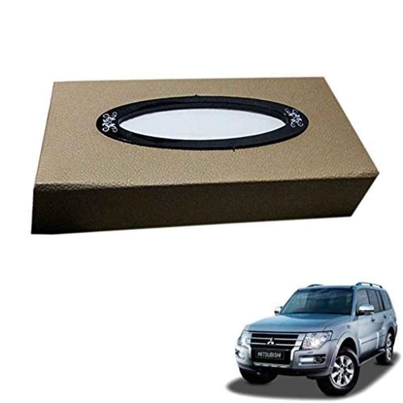 Kozdiko 200 Sheets 100 Pulls Beige Tissue Paper Box for Mitsubishi Montero, koz_29176