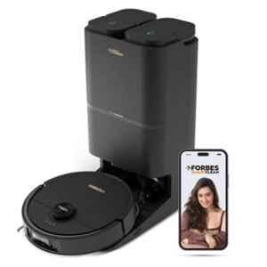 Eureka Forbes SmartClean 7000Pa 5200mAh Black Fully Automatic Robotic Vacuum Cleaner, GVCDFSCFA00000