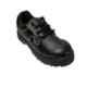 Galista Lion Leather Steel Toe Black Safety Shoe, Size: 6