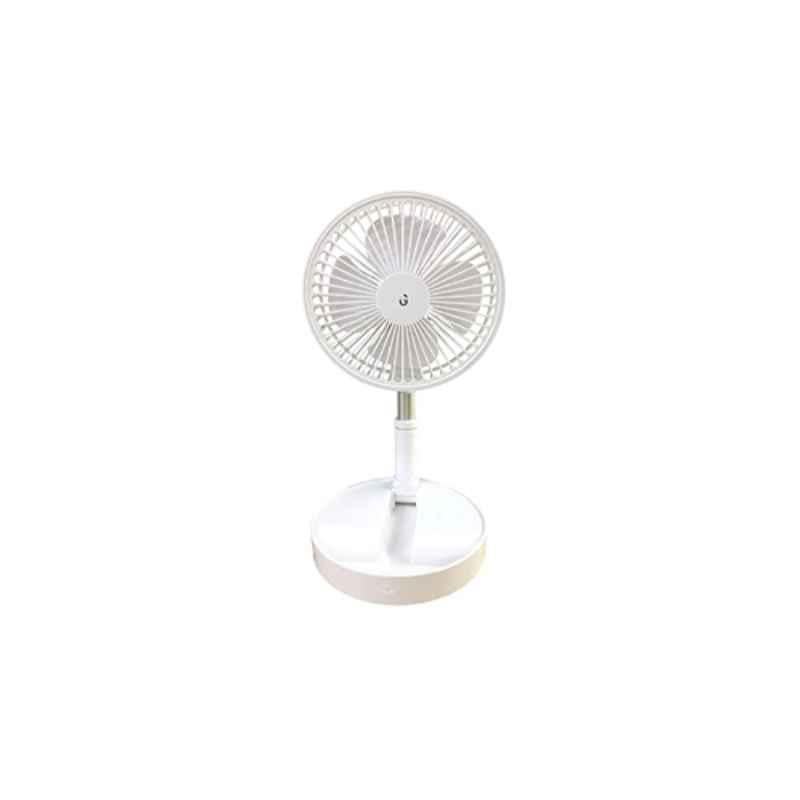 iGear 5000mAh White Rechargeable Integrated Fan, iG-1066
