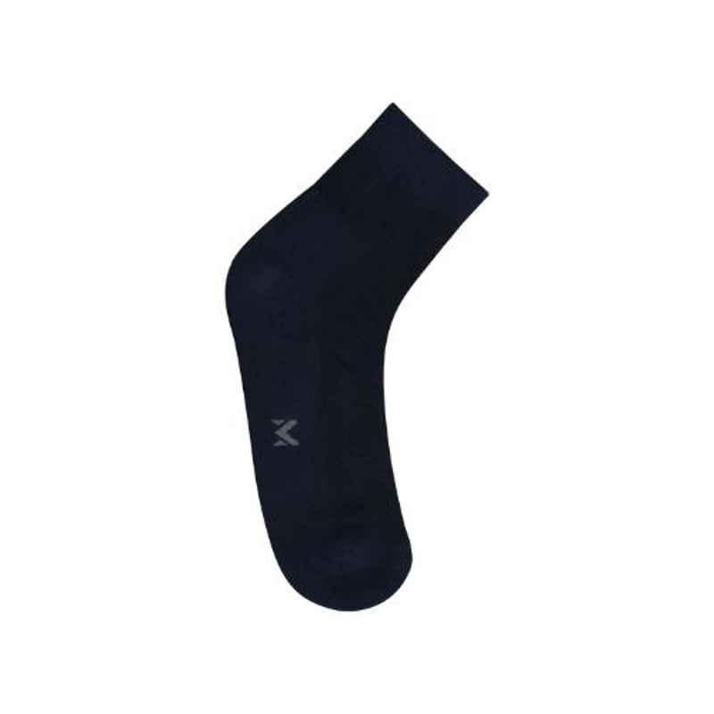 Marc Navy Blue Cotton Diabetic Socks, 1101-00N