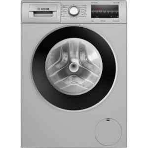 Bosch 8 kg Silver Fully Automatic Front Load Washing Machine with In-built Heater, WAJ2846GIN