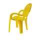 Italica Polypropylene Yellow Baby Arm Chair, 9623