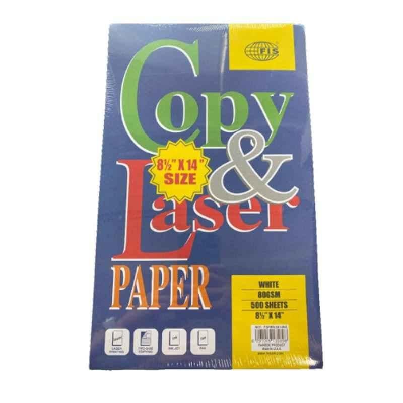 FIS 8.5x14 inch 80 GSM White US legal Paper