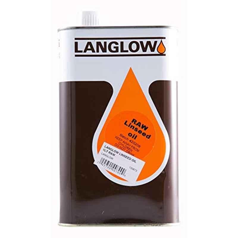 Langlow 1L Clear Raw Linseed Oil, 133873