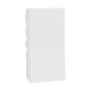 Schneider Electric Miluz Zeta 10A 1 Module Polycarbonate & Polyamide White Switch, MZSW101M1W_WH