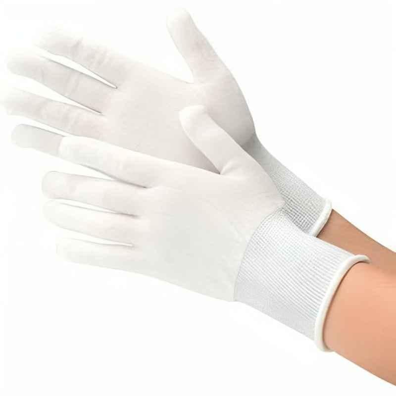 All white clearance gloves