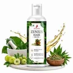 Zenius India 100ml Hair Oil with Amla, Bhringraj, Heena, Ashwagandha, Nageskar & Mulethi for Strengthens Hair Roots, Reduces Hair Fall & Promotes Hair Growth
