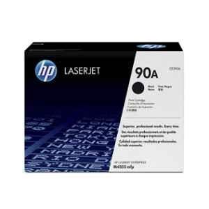 HP 90A Black Original LaserJet Toner Cartridge, CE390A