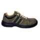 Allen Cooper AC1633 Leather Fiber Toe Olive Green Dual Density Work Safety Shoes, Size: 8
