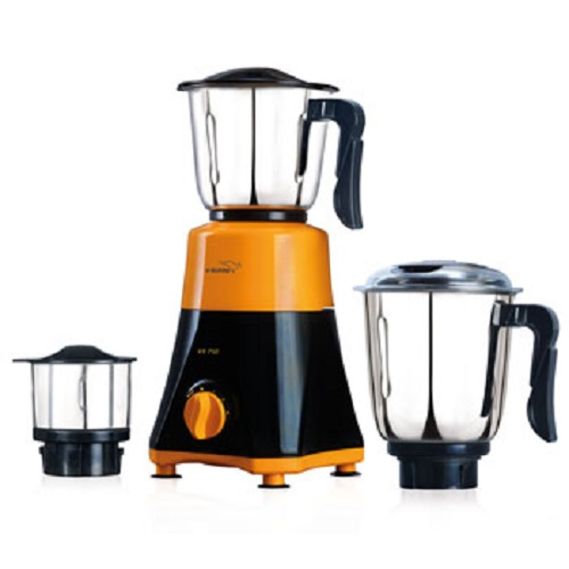 V-Guard 750W 1.75L Stainless Steel Mixer Grinder with 3 Jars, VX-750