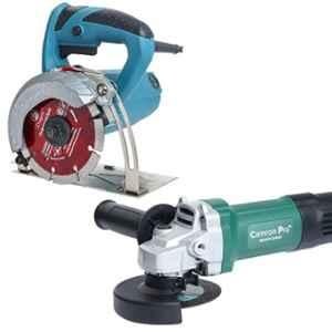 Camron Pro 1700W 125mm Marble Cutter with Blade & 1000W Angle Grinder with 100mm Wheel Combo