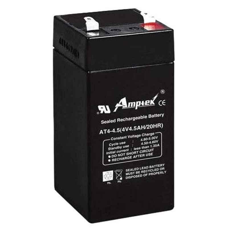 Amptek 4V 4.5Ah Rechargeable SMF Dry Charged Battery