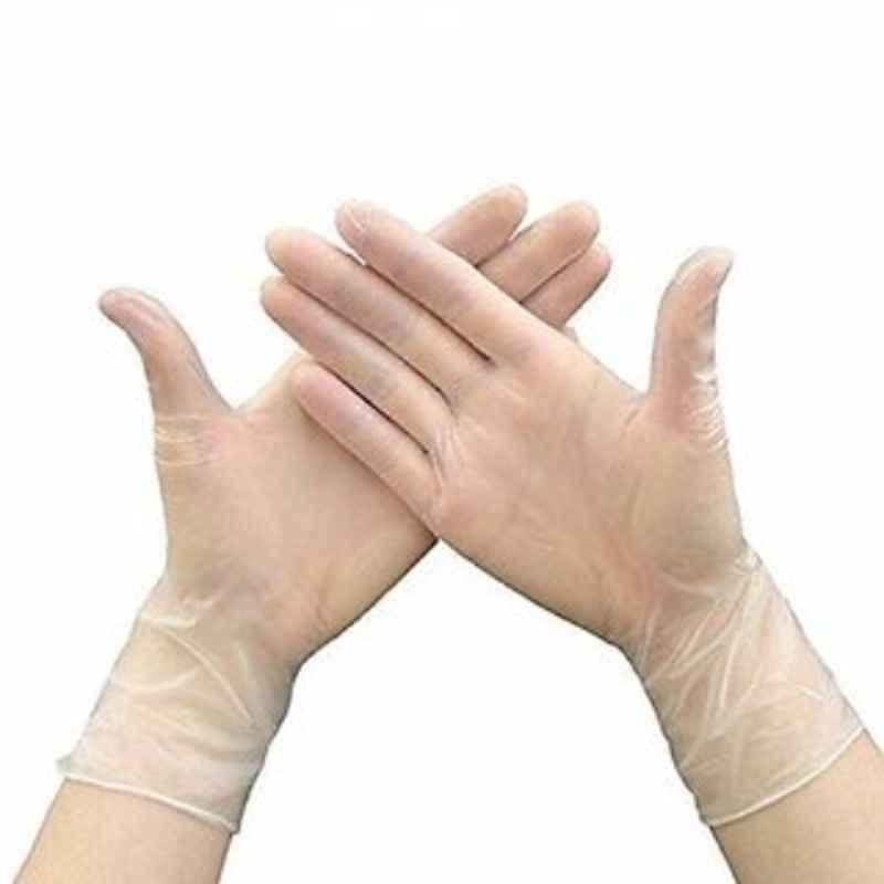 Hygiene Links Large Vinyl Powdered Hand Gloves, HL-286 (Pack of 100)