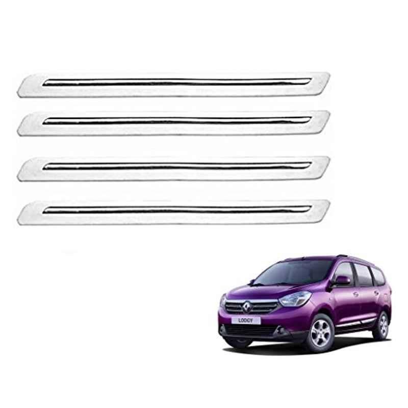 Kozdiko 4 Pcs White Car Bumper Protector Set for Renault Lodgy
