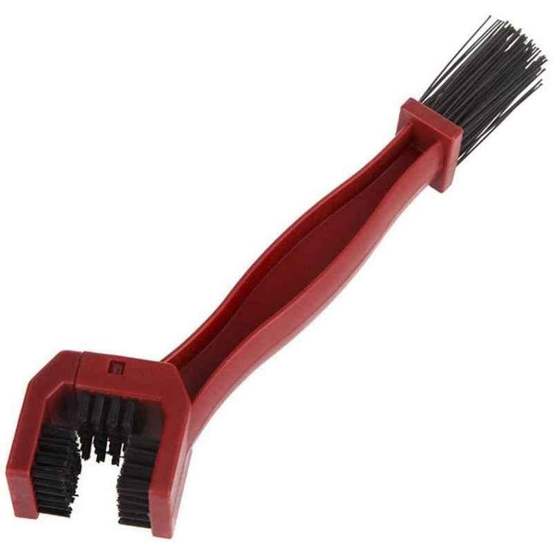 JBRIDERZ Red Cycle Chain Cleaning Brush