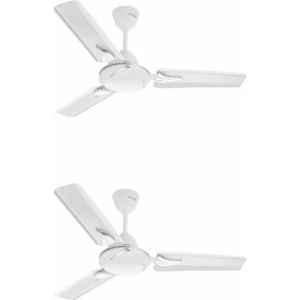 Candes Arena 50W White 3 Blade Ultra High Speed Ceiling Fan, Sweep: 900 mm (Pack of 2)