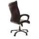 Caddy PU Leatherette Brown Adjustable Office Chair with Back Support, DM 930