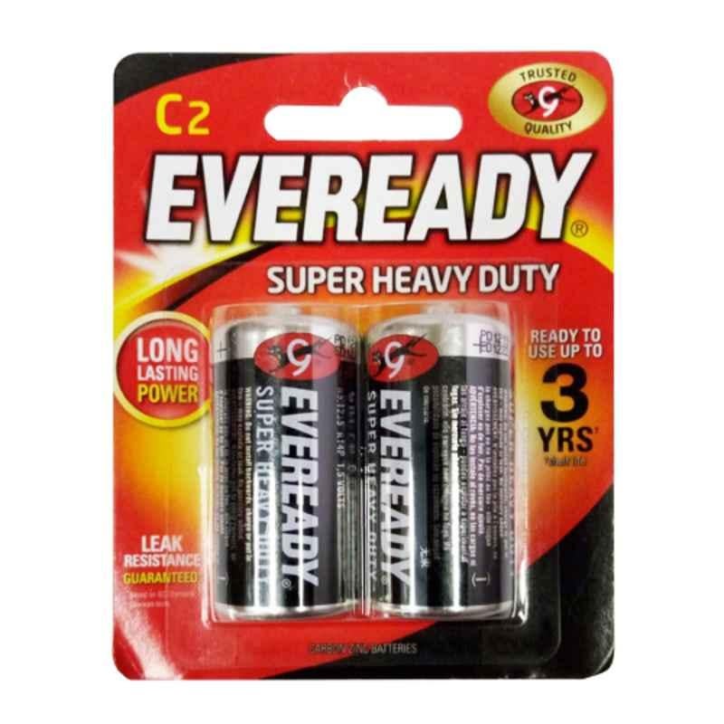 Eveready C Zinc Super Heavy Duty Battery, 1235-BP2 (Pack of 2)
