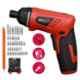 iBELL 3.6 VDC 1500mAh Cordless Rechargeable Red Electric Screwdriver with 6 Months Warranty, IBL MS06-16