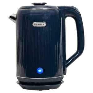 Faber 1500W 1.8 Litre Stainless Steel Blue Electric Kettle with 1 Year Warranty