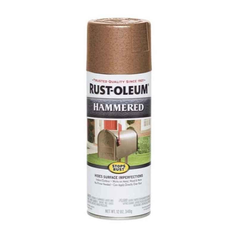 Rust-Oleum Stops Rust 12 Oz Copper Hammered Spray Paint, 210849