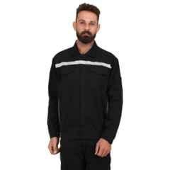 Club Twenty One Workwear Hampton Cotton Black Safety Jacket, 4006, Size: XL (Pack of 30)