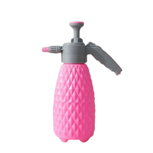 OEM 2 Litre Virgin Plastic Pink & Grey Manual Pressure Sprayer for Gardening
