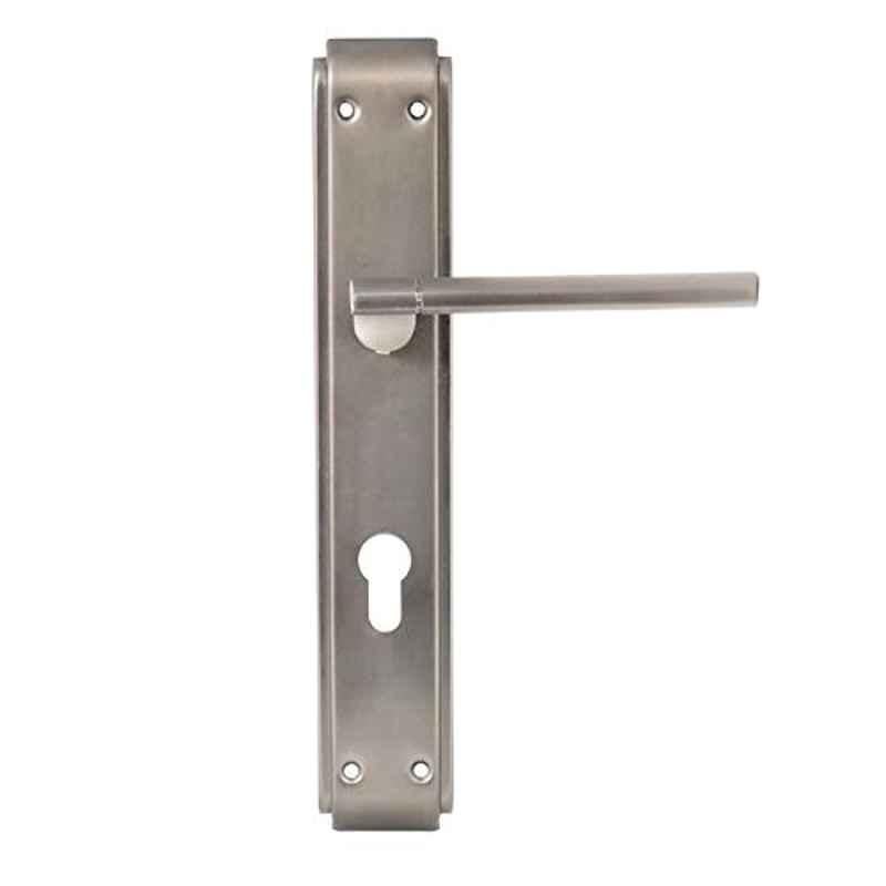 Robustline Door Lockset (Handle And Lockbody), 85mm Centre To Centre, Shining Grey Color