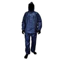 Duckback Ride NV Polyester PVC Coating Blue Raincoat Set, SRPLRNV1024, Size: L