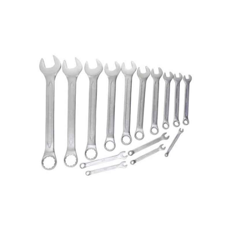Hero 15 Pcs CrV Silver Combination Spanner Set, CSS-6X32