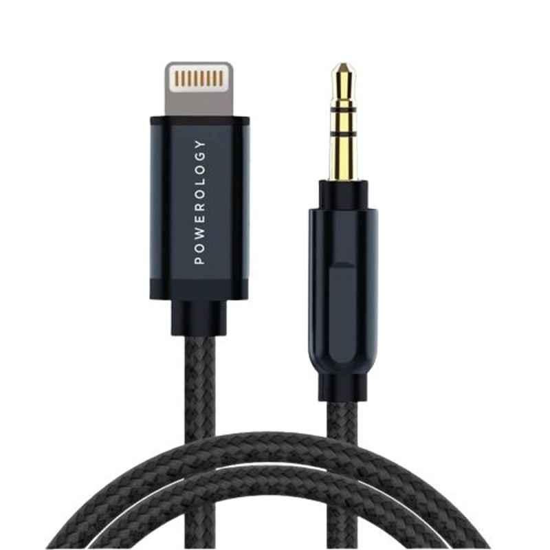 Green Lion 1.2m Black Aux 3.5 to Aux 3.5 Cable, GNJTJ