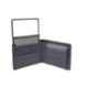 Elan 11x3x9cm 8 Slots Blue Bifold Coin Pouch Wallet with Flap, EFW-5107-BU
