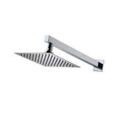 Fastgear 8 inch Stainless Steel Chrome Finish Silver Wall Mounted Overhead Shower, FG1521