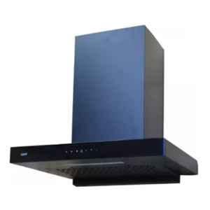 Kaff 60cm 1180CMH Black Filterless Dry Heat Auto Clean Wall Mounted Chimney with Touch & Gesture Control, ASHPRO DHC 60