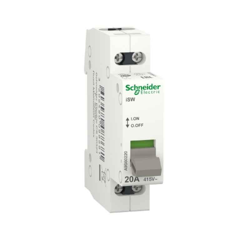 Schneider Acti9 iSW 20A 415V 2 Pole Switch Disconnector, A9S60220