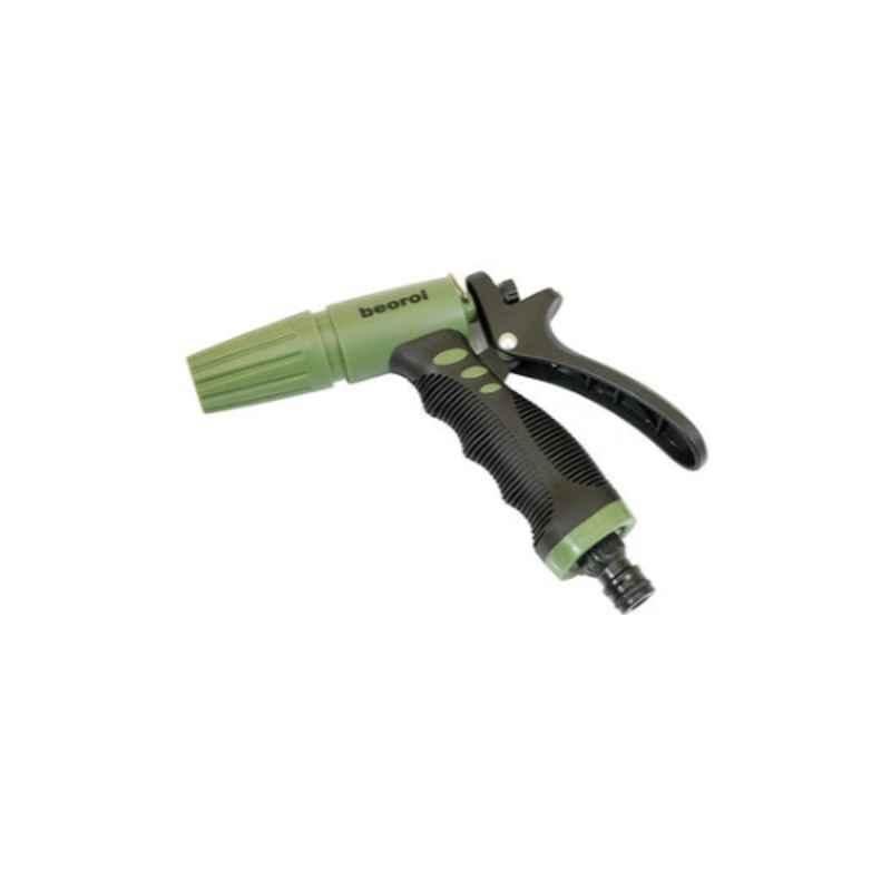 Beorol 3/4 inch Green & Black 3-Way Adjustable Sprayer Trigger Nozzle With Tool Adaptor, B07NYK1ZYF