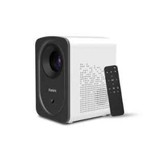 Foxin Vision 500 150 inch 5000lm White LED Smart Projector with Native 720P, 4K Support, Manual Focus & WiFi & Bluetooth Connectivity, FOXPRO0001