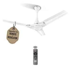 Kuhl Prima A3 Duo 29W 5 Star White BLDC Ceiling Fan with Remote & 5 Years Warranty on Motor, Sweep: 1200 mm