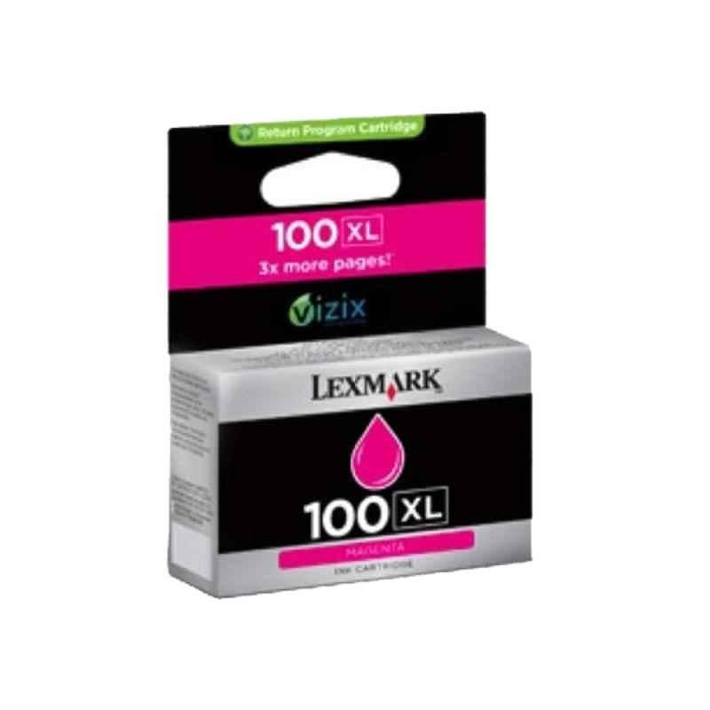 Lexmark 100XL Magenta Ink Cartridge, 14N1070E