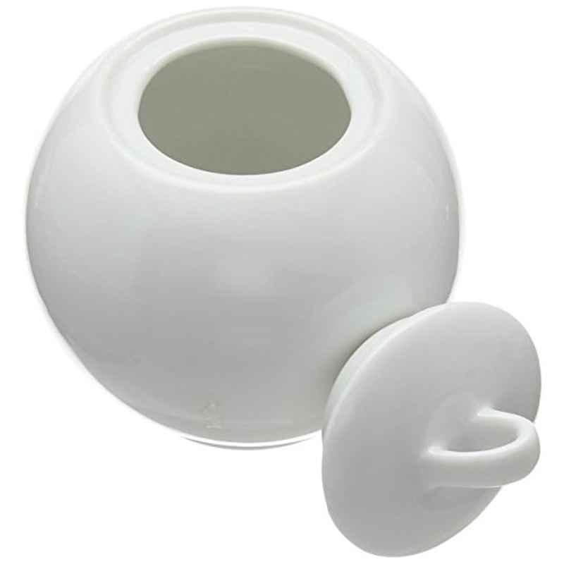 Price & Kensington 59.421 Porcelain White Sugar Bowl with Lid