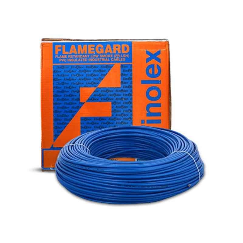 Finolex 6 Sqmm 90m Blue Single Core FR-LSH PVC Insulated Industrial Cables, 10107