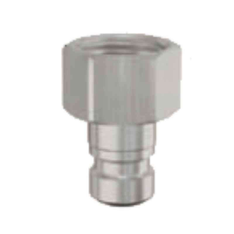 Ludecke ESSCIG14NIS G 1/4 Single Shut-off Parallel Female Thread Quick Connect Coupling with Plug