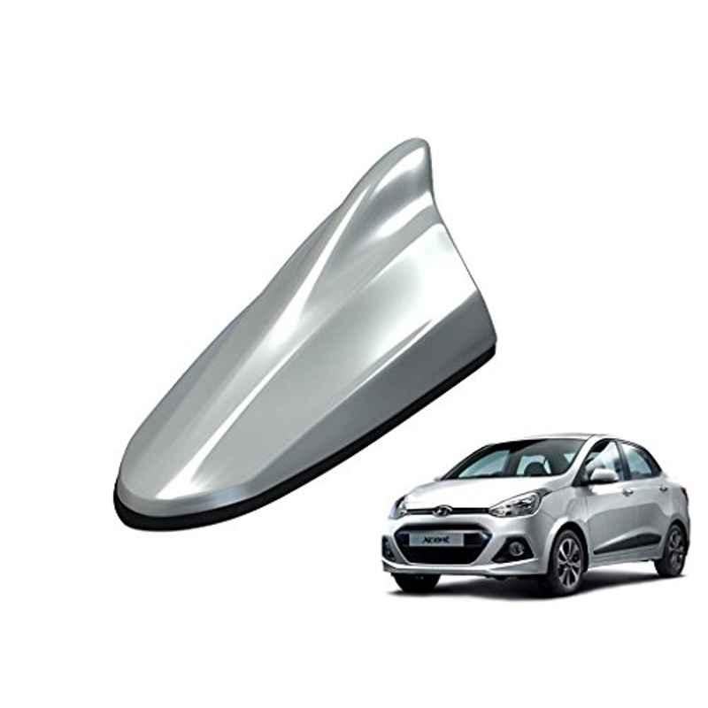 Kozdiko Silver Shark Fin Signal Receiver Antenna for Hyundai Xcent