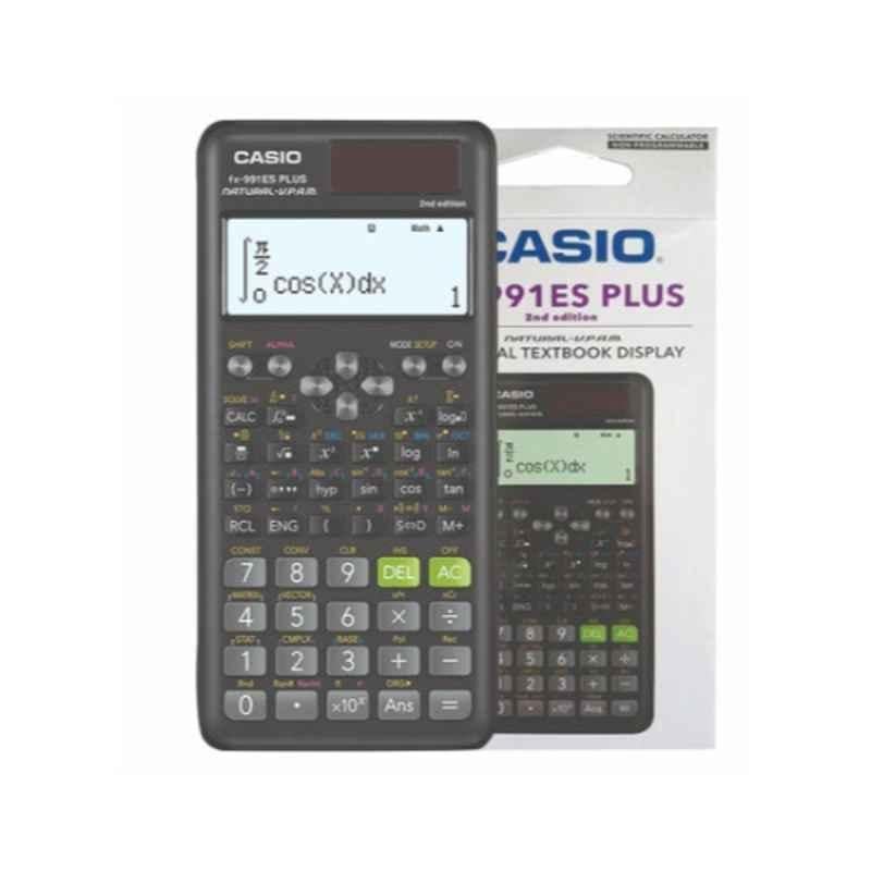 Casio FX-991ES Plus Fabric Black 2nd Edition Scientific Calculator
